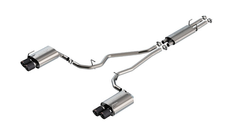 Borla 2.25in S-Type Cat-Back Exhaust (Carbon Fiber Tips) for 2020+ Ford Explorer ST