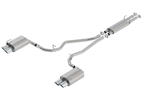 Borla 2.25in S-Type Cat-Back Exhaust (Chrome Tips) for 2020+ Ford Explorer ST