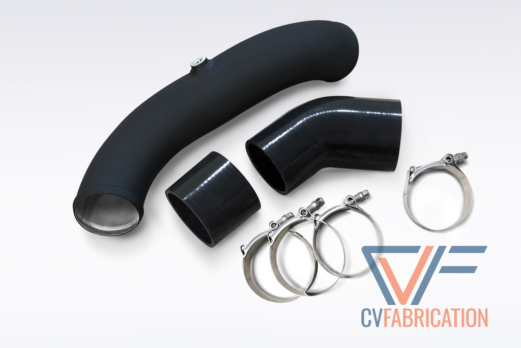 CVF Cold-Side Only Aluminum Chargepipe w/ Methanol Bung for 2015+ Ford Ecoboost Mustang