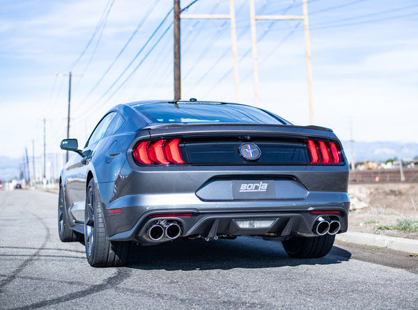 Borla S-Type Catback Exhaust for 2019+ Ford Ecoboost Mustang w/ Active Exhaust