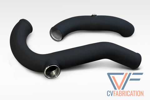 CVF Aluminum Intercooler Chargepipe Kit w/ TiAL (Also Fits Turbosmart RacePort) Flange for 2015+ Ford Ecoboost Mustang