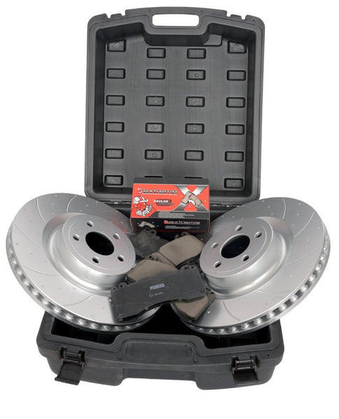 Pedders SportsRyder Rear Brake Rotor and Pad Kit for 2015+ For Mustang