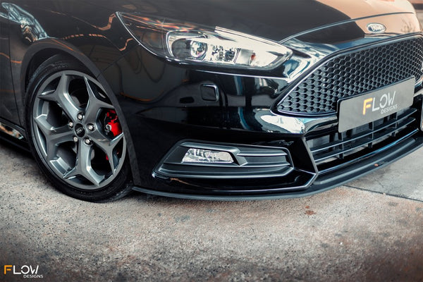 Flow Designs Front Splitters (2 Piece) for 2015+ Ford Focus ST