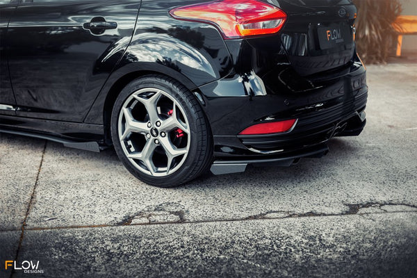 Flow Designs Side Splitters (Pair) for 2015+ Ford Focus ST