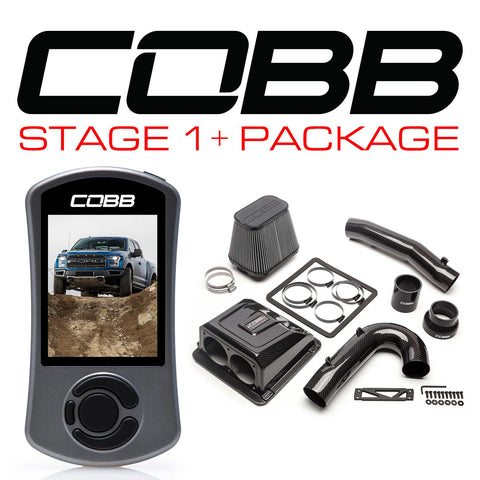 Cobb tuning Stage 1+ Redline Carbon Fiber Power Package for 2017+ Ford F-150 Raptor