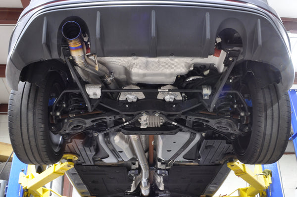 TUNE+ Titanium Single Exit Catback for 2016+ Ford Focus RS
