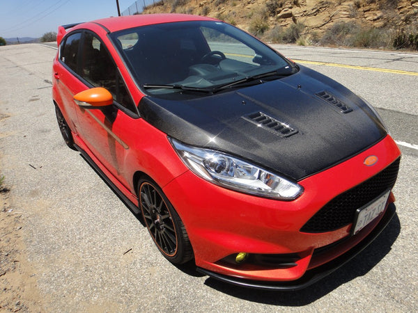 Anderson Composites RS-Style Carbon Fiber Hood for 2014+ Ford Fiesta ST