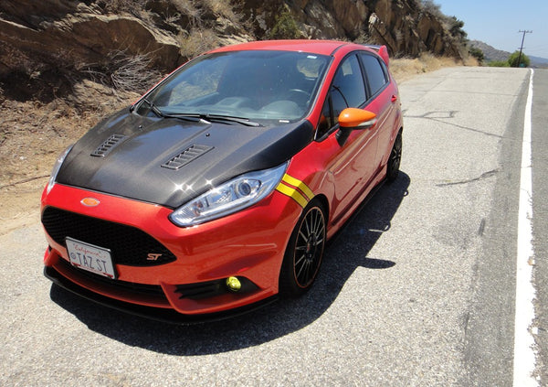 Anderson Composites RS-Style Carbon Fiber Hood for 2014+ Ford Fiesta ST