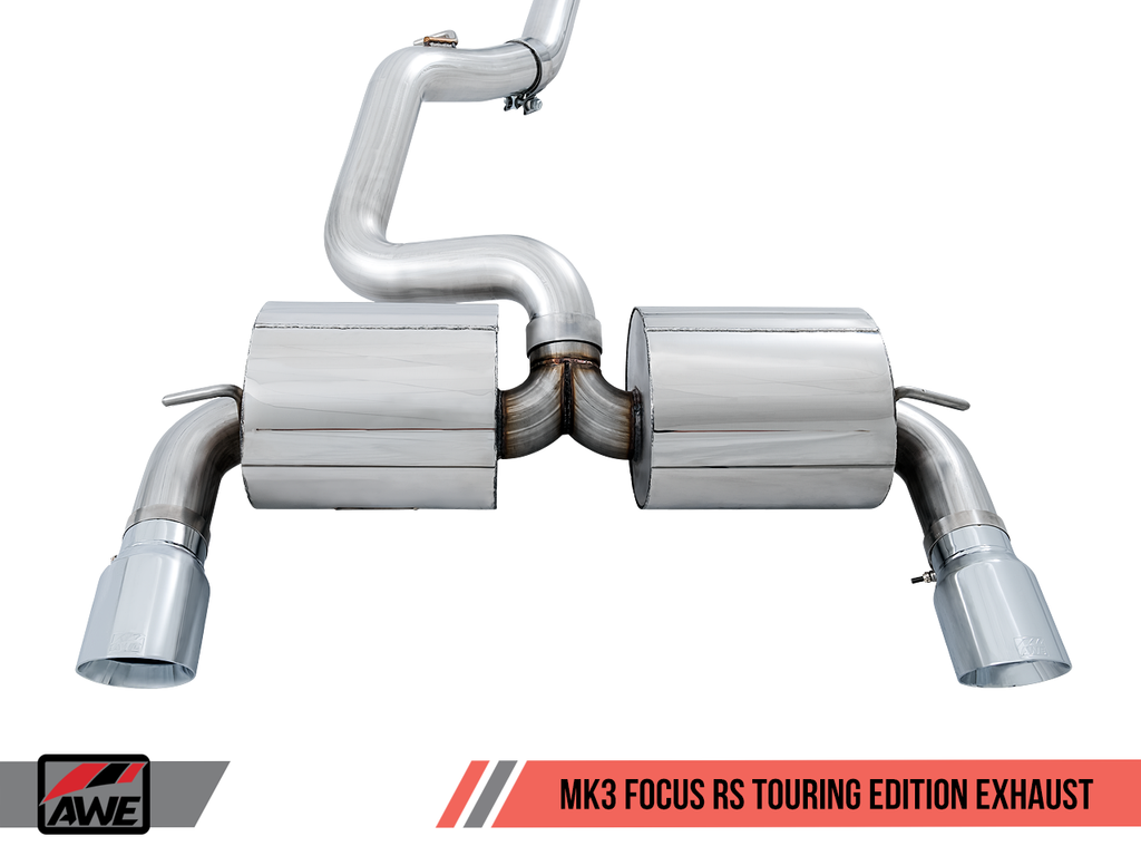 AWE Tuning Catback Exhaust for 2016+ Ford Focus RS (Track, Touring, & –  TunePlus, Inc